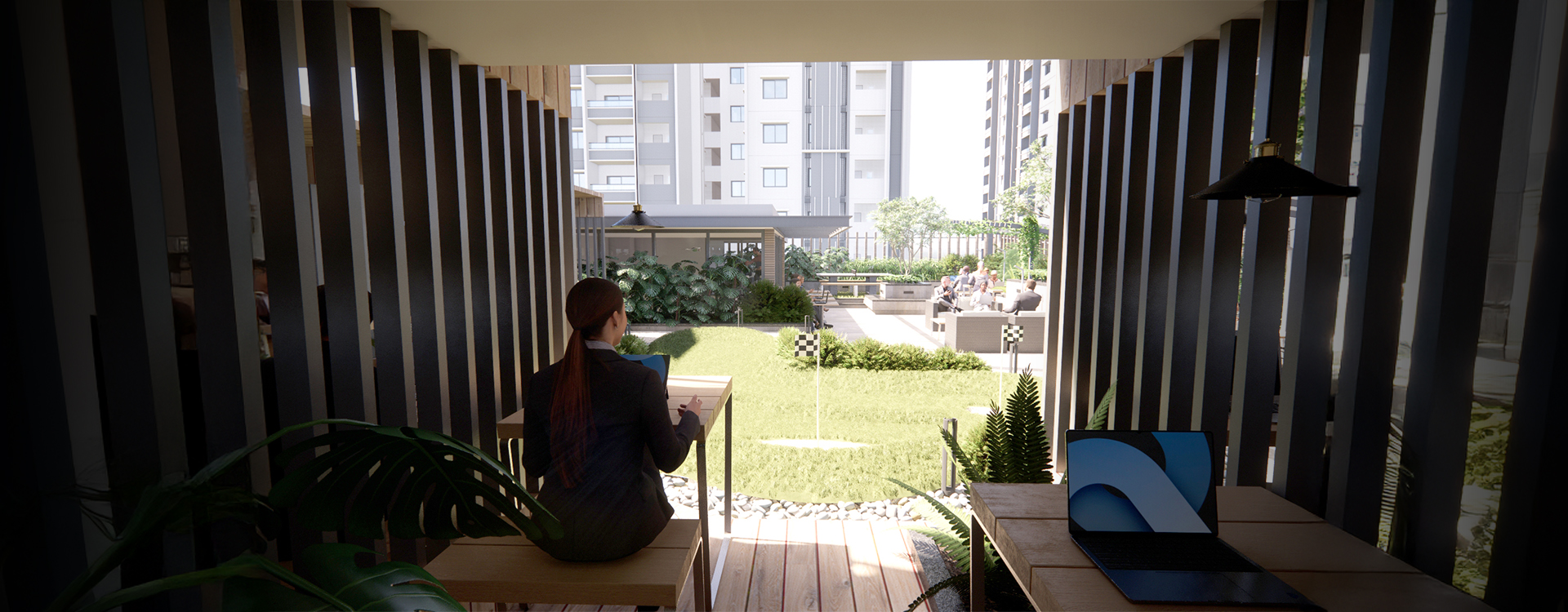 Luxury residential apartments in Kollur Hyderabad with gated community living